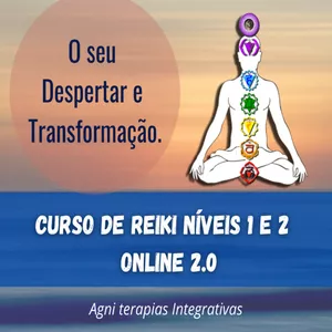Curso de Reiki níveis 1 e 2 - online 2.0